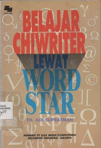 Image of BELAJAR CHIWRITER LEWAT WORD STAR