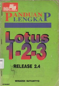 Image of PANDUAN LENGKAP : LOTUS 1-2-3 RELEASE 2.4