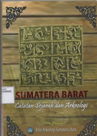 Image of SUMATERA BARAT Catatan Sejarah dan Arkeologi