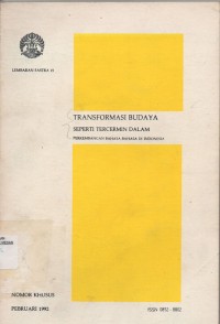 Image of TRANFORMASI BUDAYA